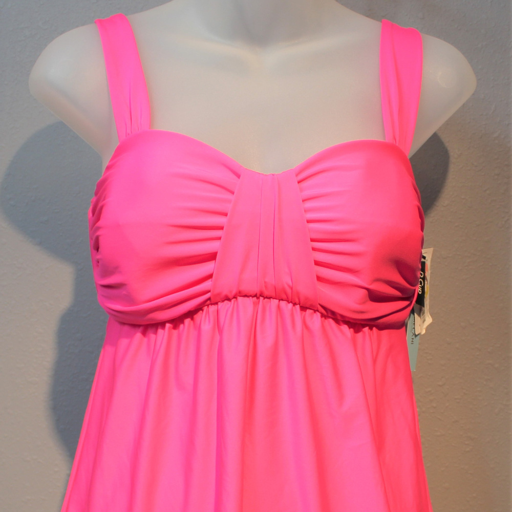 Antonio Melani Tankini Swimwear Small Hot Pink